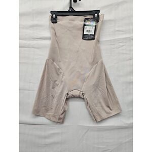 Maidenform Self Expressions High Waist Thigh Slimmer Shapewear Nude Size M
